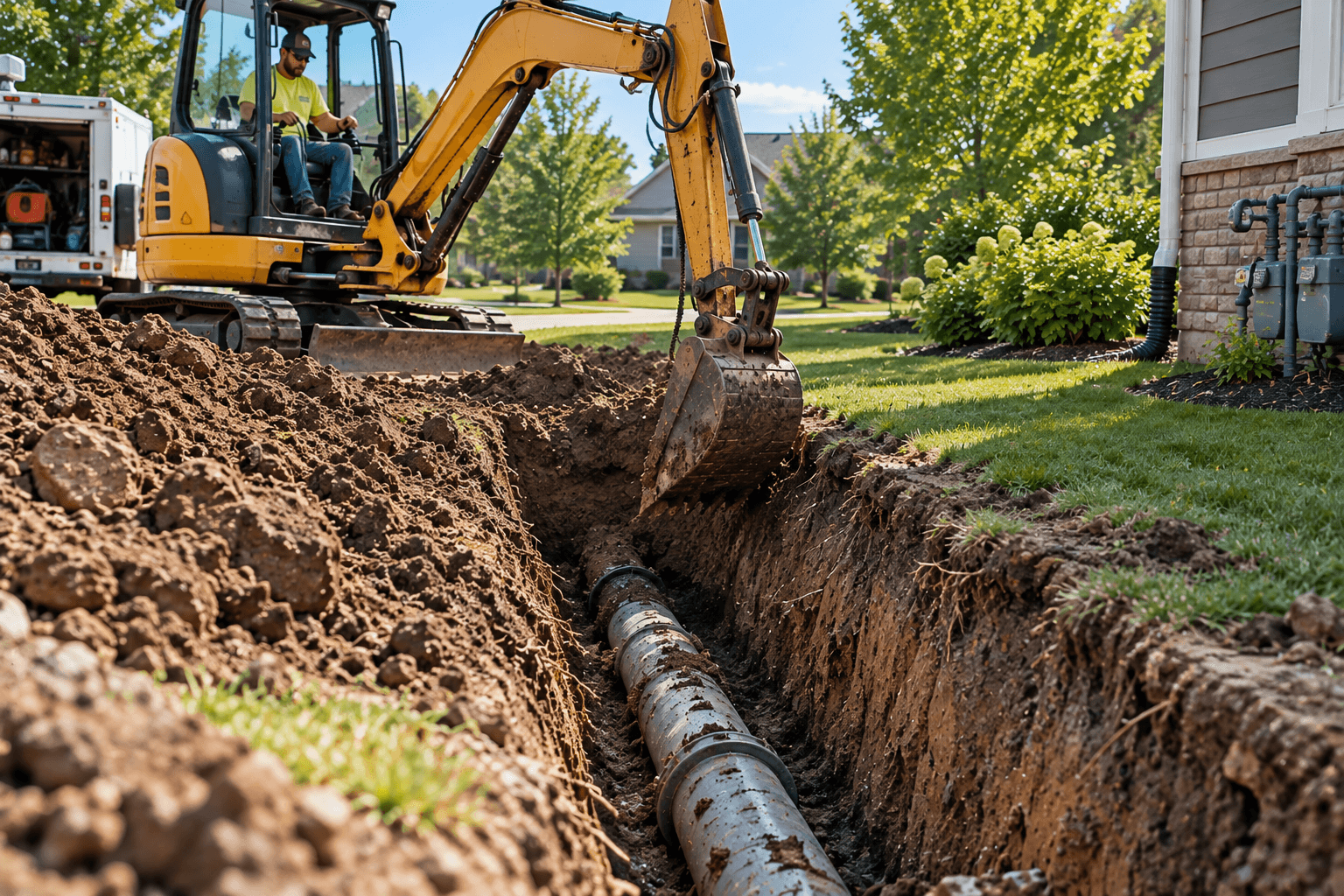 sewer-line-in-yard